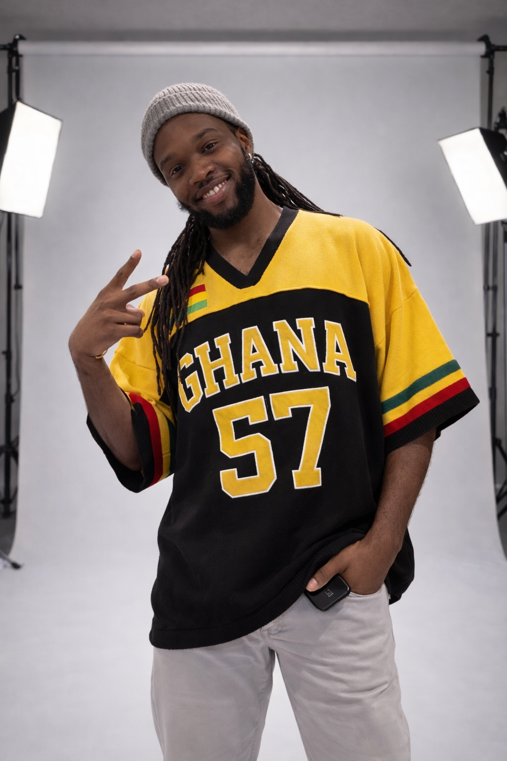 Ghana Premium Knit Fan Jersey