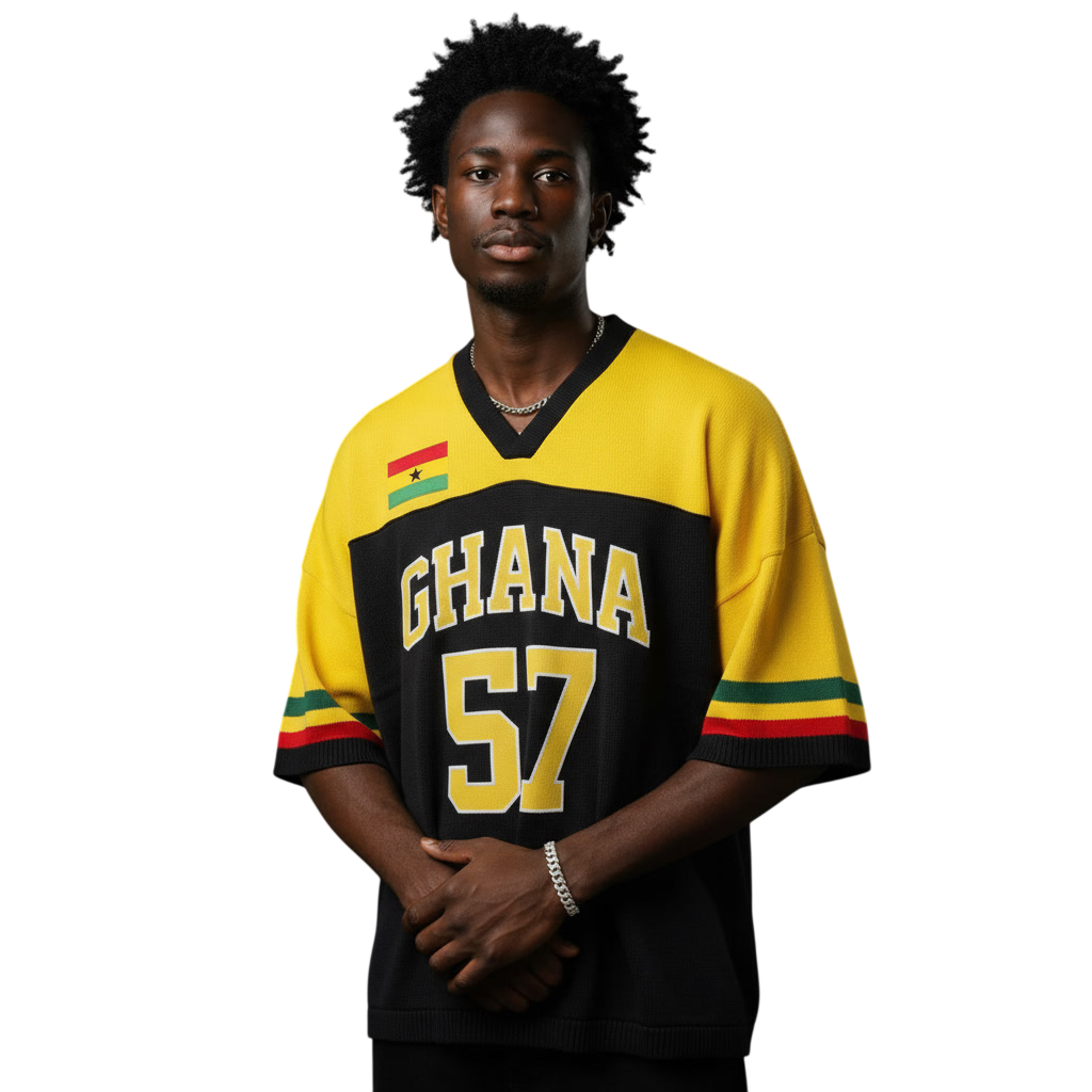 Ghana Premium Knit Fan Jersey